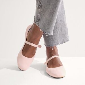 Rothys BUBBLY PINK THE SQUARE MARY JANE